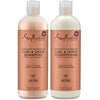 Shea Moisture Shampoo and Conditioner Set, Coconut & Hibiscus Curl & Shine, Curly Hair Products with Coconut Oil, Vitamin E & Neem Oil, Frizz Control, Family Size, 16 Fl Oz Ea