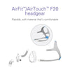 ResMed AirFit/AirTouch F20 Full Face Replacement Headgear - Medium/Standard, Blue