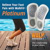 WalkFit Platinum Foot Orthotics Plantar Fasciitis Arch Support Insoles Relieve Foot Back Hip Leg and Knee Pain Improve Balance Alignment Over 25 Million Sold (Women 5-5.5)