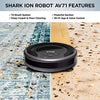 Shark ION Robot Vacuum for Carpet AV751 Wi-Fi Connected, 120min Runtime, Works with Alexa, Black