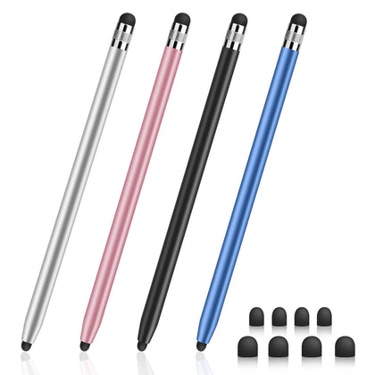 Stylus for Touch Screens, Digiroot 4-Pack Stylus Pens High Sensitivity & Precision Capacitive Stylus for iPhone/iPad Pro/Tablets/Samsung/Galaxy/PC