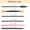 300pcs Disposable Makeup Tool Kit,Brow brush/Mascara brush/Lip Applicators/Eyeshadow applicators/Eyeliner brush,JASSINS Makeup Disposable Accessories With Organizer Box