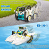 STEM 13-in-1 Solar Power Robots Creation Toy, Educational Experiment DIY Robotics Kit, Science Toy Solar Powered Building Robotics Set Age 8-12 for Boys Girls Kids Teens to Build
