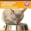 Arm & Hammer Complete Care Fresh Dental Water Additive for Cats - Cat Dental Care Solution for Bad Breath, Includes Cat Toothpaste Enzymatic Action, Ideal for Cat Grooming Supplies, 8 Fl Oz