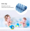 Nonslip Bathtub Mat Extra Soft TPE Bath Mat for Kids, Machine Washable Bathroom Shower Mat, Smooth/Non-Textured Tubs Only, 30L x 17W Inch (Blue)