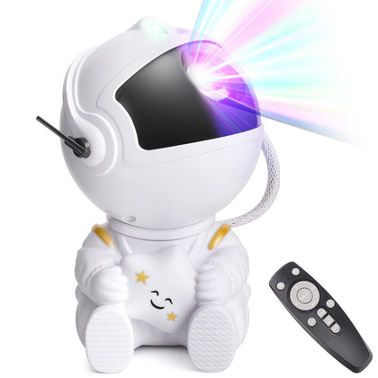 MUAOSKY Galaxy Projector Multiple Nebula Modes, Star Projector Galaxy Light with Remote Control, Galaxy Light Projector for Bedroom, Astronaut Projector for Kids, Ceiling, Room Decor, Party, White