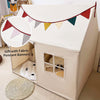 Kids Tent Indoor & Outdoor Toddler Tent Kids Play Tent Large Kids Playhouse Tent Toys with Pennant Banners Razee