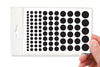 BLOCKED Webcam/Camera Vinyl Covers | 95 Low-Tack Restickable Webcam Sticker | 5-Sizes | Black 95-Pack (Muted Matte)
