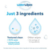 WaterWipes Plastic-Free Textured Clean, Toddler & Baby Wipes, 99.9% Water Based Wipes, Unscented & Hypoallergenic for Sensitive Skin, 540 Count (9 packs), Packaging May Vary