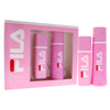 Fila Fragrance Giftset for Women - Cool, Clean And Refreshing Fragrance And Body Mist - Extra Strength, Long Lasting Scent Payoff - Trendy, Rectangular, Streamlined, Portable Bottle Design - 2 Pc