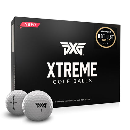PXG Xtreme Golf Balls - The Ultimate Performance Golf Ball for Distance and Control - Pack of 12