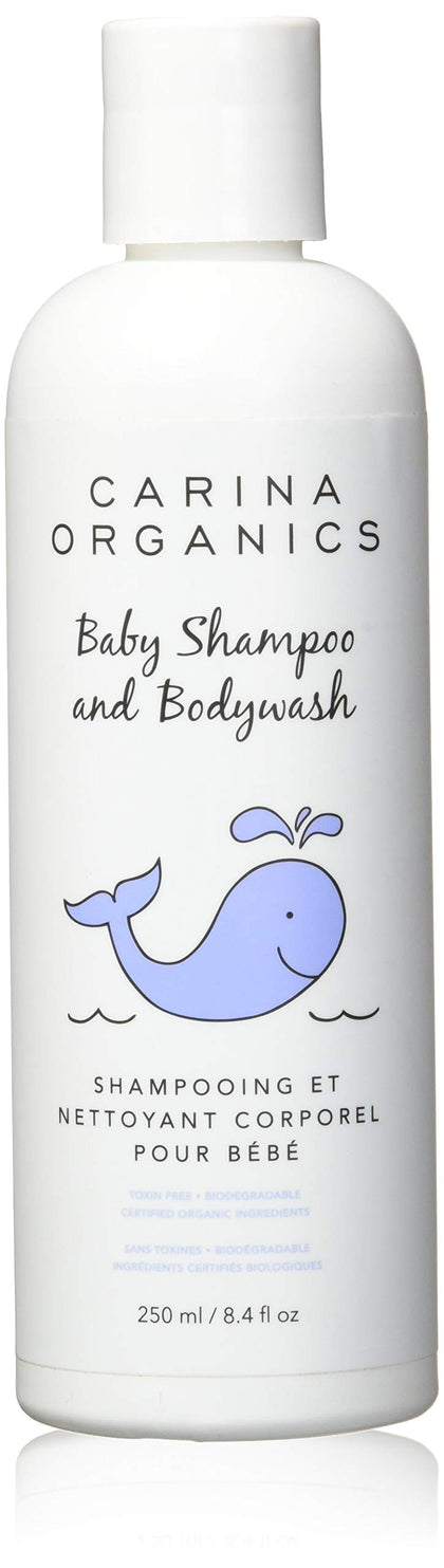 Carina Organics Baby Shampoo and Body Wash 8.4 Oz by Carina Organics