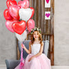 Heart Foil Balloons for Valentines Day Decorations, I Love You Balloons,Valentines Day Balloons,Romantic Decorations Special Night (18inch)