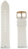 Fossil All-Gender 22mm Silicone Interchangeable Watch Band Strap, Color: White (Model: S221349)