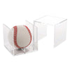 Tebery 6 Pack Acrylic Cube Baseball Holder, UV Protected Baseball Display Case Box, Clear Square Memorabilia Display Storage Sports Autograph Display Case Fits Official Size Ball
