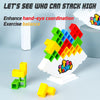 Multipurpose Go 50 Pcs Board Games for Kids & Adults Tetra Tower Balance Stacking Toys Perfect for Family Games, Parties, Travel