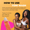 GLO Melanin Peach Yoni Wash with Aloe Vera, All Natural Feminine Wash for Women pH Balance, Hygiene Vagina Wash Soap for Women Sensitive Skin Safe