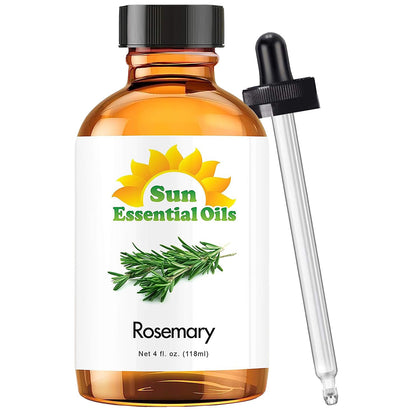 Sun Essential Oils 4oz - Rosemary Essential Oil - 4 Fluid Ounces