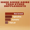 Kiin Bee Pearl Gummies - Bee Bread (Fermented Bee Pollen) | 100% Natural Superfood Rich in Vitamins A, B, C, E, K, Mg, P, Enzymes, Amino Acids, Antioxidants, Omega 3 6 9 - Metabolism & Immunity