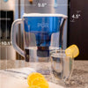 PUR 7-Cup Water Filter Pitcher with 1 Genuine PUR Filter, Small 7-Cup Capacity, 2-in-1 Powerful Filtration And Faster Filtration, BPA Free, Dishwasher Safe, White/Blue (PPT700W)