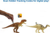 Mattel Jurassic World Survival Instincts Roarin' Battle Pack Set, Roar Strikers Iguanodon & Skorpiovenator Action Figure Toys
