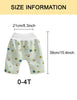 Diaper Shorts Waterproof Breathable Potty Training Pants for Baby Boy Girl Comfy Night Time Sleeping Bed Clothes, Rabbit 1-2T