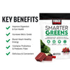 FORCE FACTOR Smarter Greens Superfood Chews, Greens and Superfoods with Probiotics, Antioxidants, and Fiber, Greens Supplement to Support Digestion, Nitric Oxide, and Energy, 60 Soft Chews
