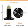 Simple Deluxe 100W Reptile Ceramic Heat Bulb No Light Visible and 150W Clamp Lamp Light with 8.5 Inch Aluminum Reflector and 40-108 Degrees Fahrenheit Digital Thermostat Controller, black