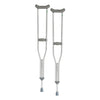 Hugo Mobility Adjustable Adult Crutches For Walking, Walking Crutches, Comfortable Lightweight Crutches with Underarm Pad and Hand Grip, For Users 52 to 60 Inches