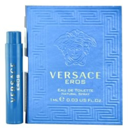 Versace Eros Eau De Toilette Travel Sample Spray Vial .03 Oz/1 Ml