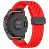 Fit for Garmin Epix Pro 47mm Bands, Forerunner 965 955 945 Silicone Replacement Watch Bands Wristbands Bracelet Straps for Garmin Fenix 7/6/5/EPIX gen 2/instinct 2/Approach S62 (Red)