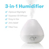 Frida Baby 3-in-1 Humidifier with Diffuser and Nightlight, White