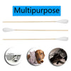 6 Inch Long Cotton Swabs (Large Size) 400pcs for Pets, Gun Cleaning or Makeup