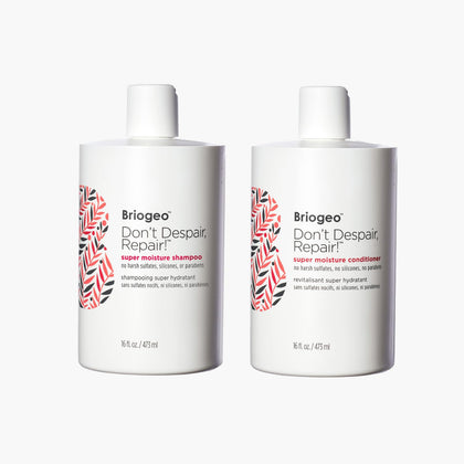 Briogeo Dont Despair Repair Shampoo and Conditioner Set, Sulfate Free Shampoo, Repair Conditioner for Dry Damaged Hair, 16 oz each