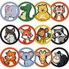 120 Pieces Toilet Targets for Potty Training Boys Potty Targets for Boys Potty Training Aids Flushable Boys Pee Targets Potty Training Chart for Toddlers Boys Training Use Potty (Animals Styles)