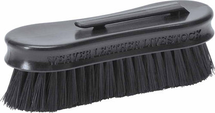 Weaver Leather Livestock Small Pig Face Brush Black, 1-1/2