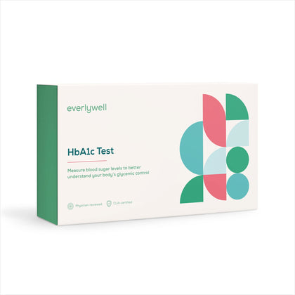 Everlywell HbA1c Test - at-Home Collection Kit Measures Hemoglobin A1c - Accurate Results from a CLIA-Certified Lab Within Days - Ages 18+