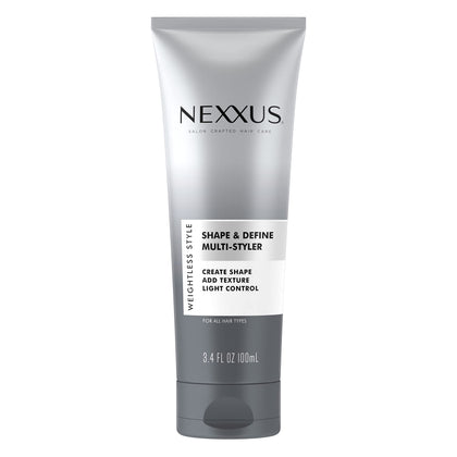 Nexxus Shape and Define Multi-Styler For a Light Hold Weightless Styling Cream Shape, Define and Texture Hair Styling Cream 3.4 oz
