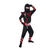 Spooktacular Creations Ninja Costume for Kids, Black Deluxe Ninja Costume for Boys Halloween Ninja Costume Dress Up (Black, Small(5-7yrs))