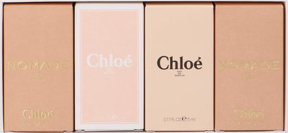 Chloe Chloe Women 4 Pc Mini Gift Set 5 ml Nomade EDP Spray, 5 ml Chloe EDT Spray, 5 ml Chloe EDP Spray, 5 ml Nomade EDP Spray