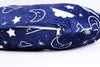 IBraFashion Minky Nursing Pillow Cover Nursing Pillow Slipcover Soft Fits Snug On Infant Nursing Pillows for Breastfeeding Moms (Navy Blue, Stars and Clouds)