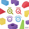 Large Building Foam Blocks for Toddlers - Giant Jumbo Big Building Blocks - Variety Shapes and Colors - Waterproof, Washable, Stackable, Non-Toxic Construction Daycare Preschool Toys