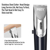 MRY Stainless Steel Cordless Clippers for Men Barber Women Professional Waterproof LCD Mens Clippers USB Rechargeable Hair Clippers(Black with Silver Color)