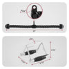 Yes4All Double D Handle Cable Attachment and Tricep Pull Down Rope - 2-in-1 Combo for Cable Machines