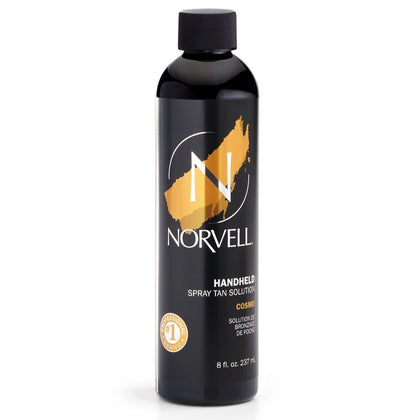 Norvell Spray Tan Solution, Cosmo, Blend of Warm Brown & Cool Violet-Brown Undertones, 8 fl. oz. - Long-Lasting, Handheld Self-Tanning Spray with Tomato Seed Extract, Aloe Leaf