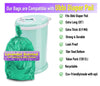 Disposable Diaper Pail Refill Plastic Bag (120 count) Compatible with Ubbi Diaper Bag Pail 13 Gallon Capacity Green Eco-friendly Diaper Pail Bag (120 ct., Lavender Scented)