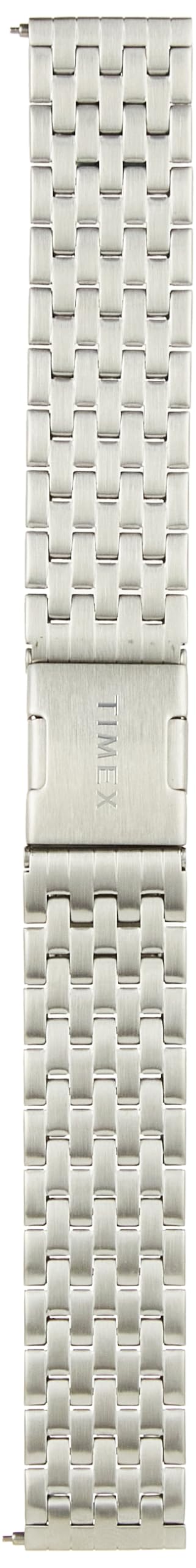 Timex 20mm Stainless Steel Quick-Release Bracelet - Silver-Tone with Deployment Clasp