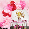 Winrayk 150Pcs Valentine's Day Balloon Garland Arch Kit Pink Red Rose Red Balloons 18