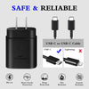 Type C Charger, 2-Pack 25W Type C Super Fast Charging with 6ft Android Type C Phone Charger Cable Compatible with Galaxy S23 Ultra/S23/S23+/S22/S22 S21 S20 Ultra/S22+/S21+/ Ultra/S20/S20+