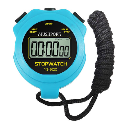 Sport Stopwatch Timer Only Stopwatch with ON/Off, No Clock No Date No Countdown Silent Stopwatch Simple Operation, MUSHPORT Digital Stopwatch for Kids Coaches Swimming Running Sports Practice